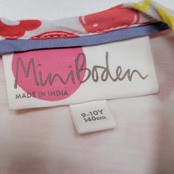 Mini Boden Rainbow Seaside Print Dress - Picture 2 of 5